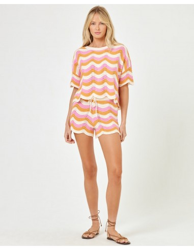 Make Waves Knit Short - Catching Sun solde