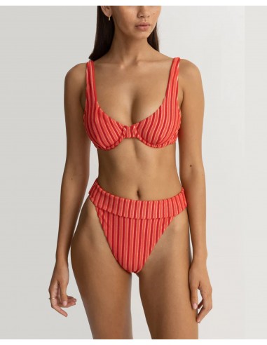 Terry Sands Stripe Underwire Top ouvre sa boutique