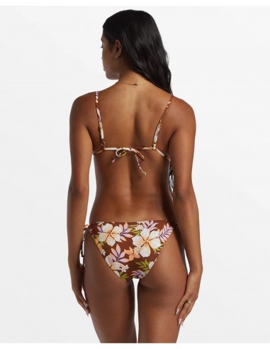 Jungle Bliss Tropic Tie Side Bikini Bottom la colonne vertébrale