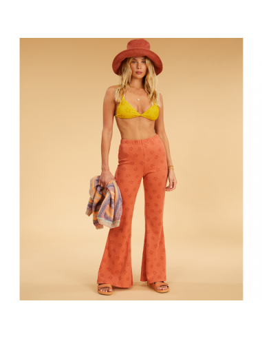 Salty Blonde x Billabong Flared Flowers Flared Pants les muscles