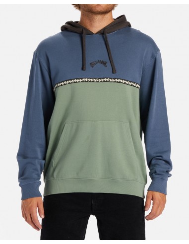 Wave Washed Blocked Pullover Hoodie chez Cornerstreet bien 